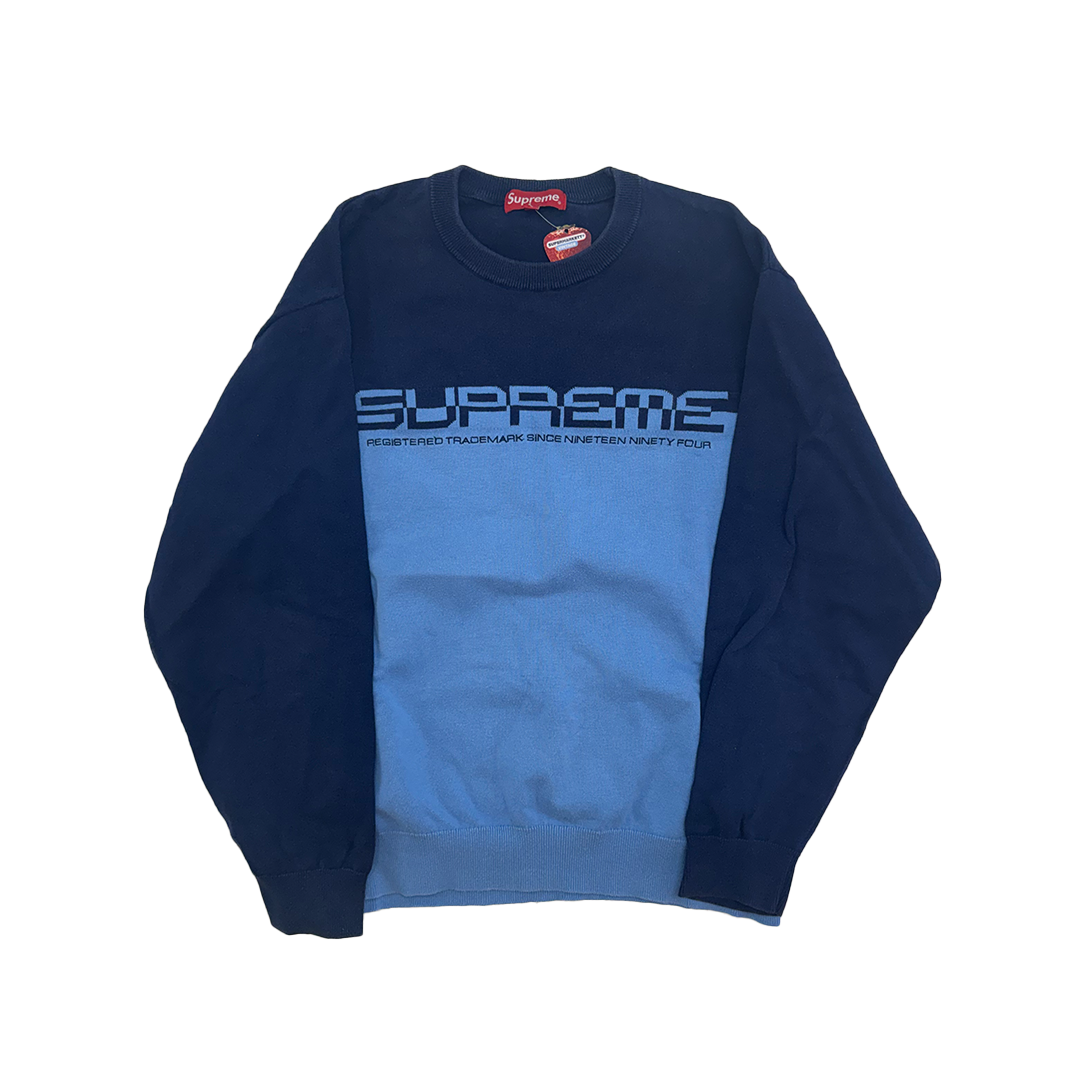 Supreme Split Logo Crewneck (M)