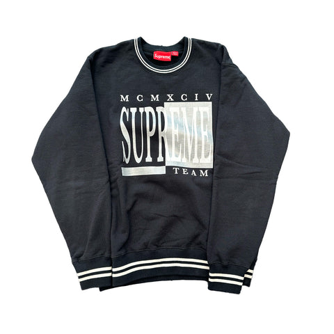 Supreme Team Black Crewneck