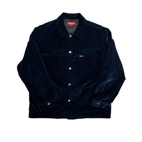 Supreme Velvet Chore Coat Navy (L)