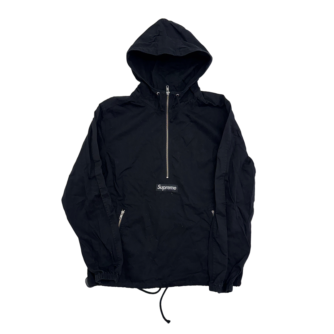 Supreme Twill Anorak Box Logo Black (L)