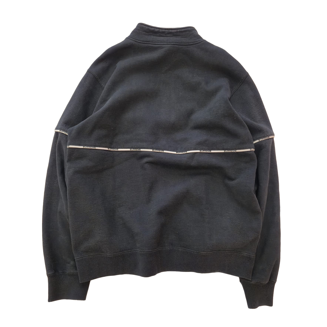 Supreme 1/4 Zip Black Sweater (L)