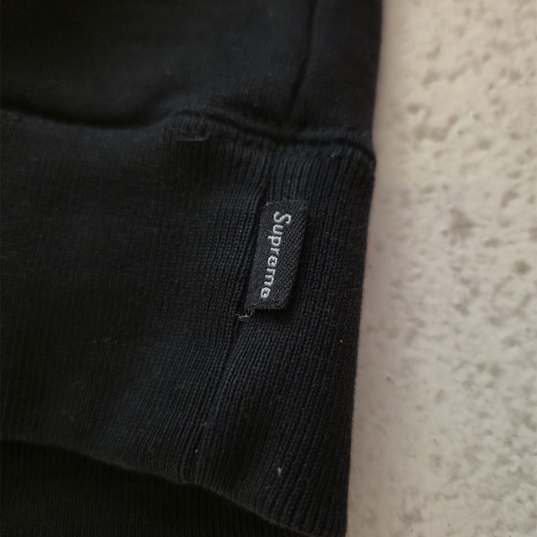 Supreme 1/4 Zip Black Sweater (L)