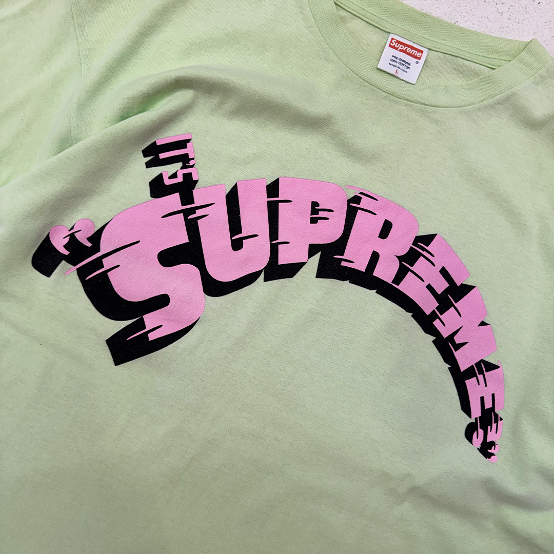 Supreme 2006 "It's Supreme" Green Tee (L)