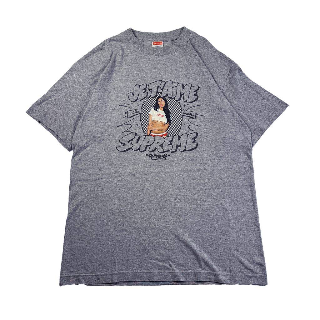 Supreme x Tera Patrick 2007 "Je T'aime" Grey Tee (M)