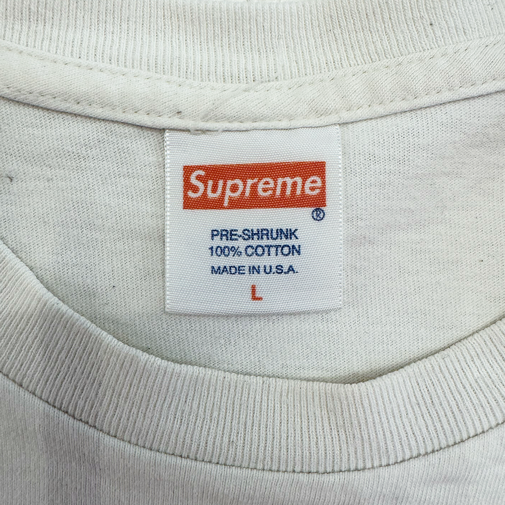 Supreme Unamerican White Tee (L)