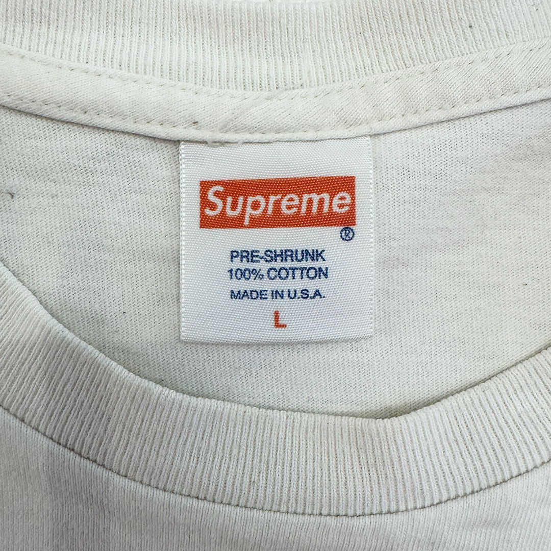 Supreme Unamerican White Tee (L)