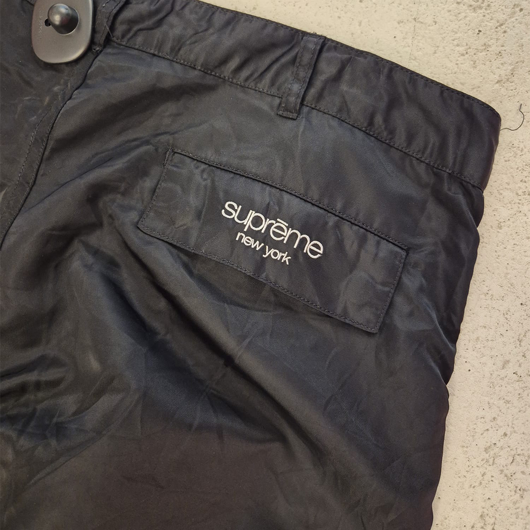 Supreme Black Aviation Pants (XL)