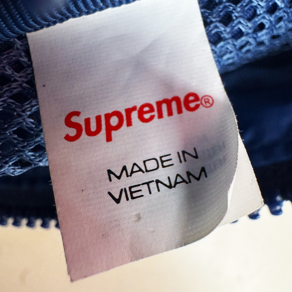 Supreme Puffer Blue Paisley Side Bag