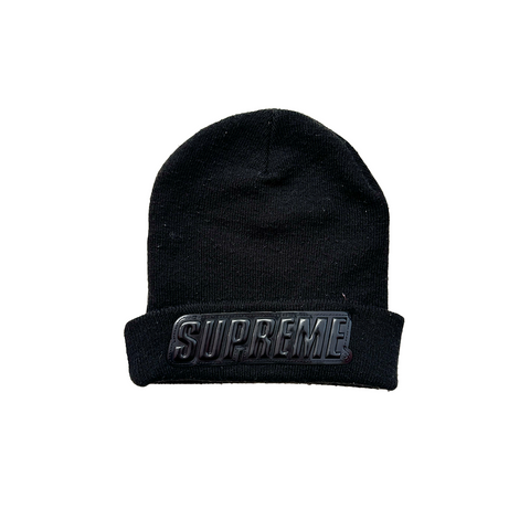 Supreme Raised Patent Beanie