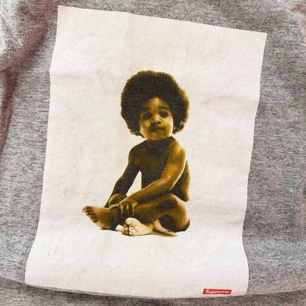 Supreme Biggie Grey Tee (L)