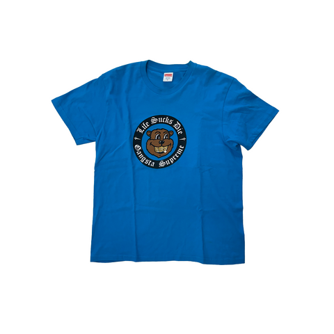 Supreme Life Sucks Die LSD Blue Tee (M)