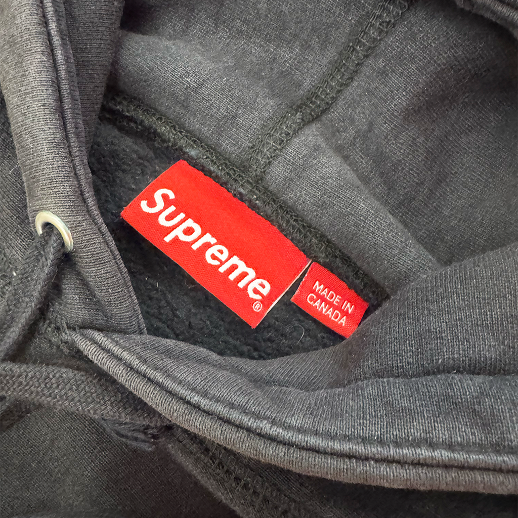 Supreme Cross Box Logo Black Hoodie (M)