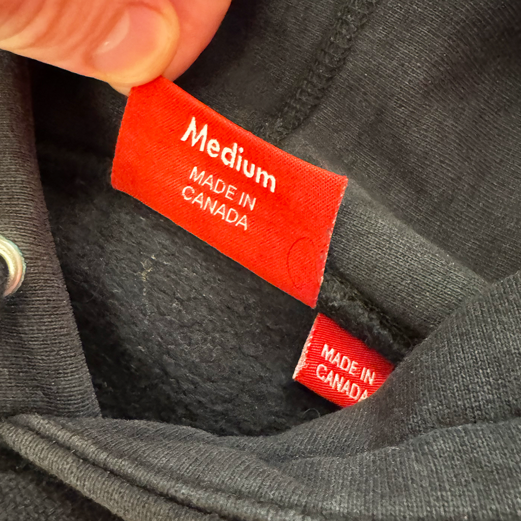 Supreme Cross Box Logo Black Hoodie (M)