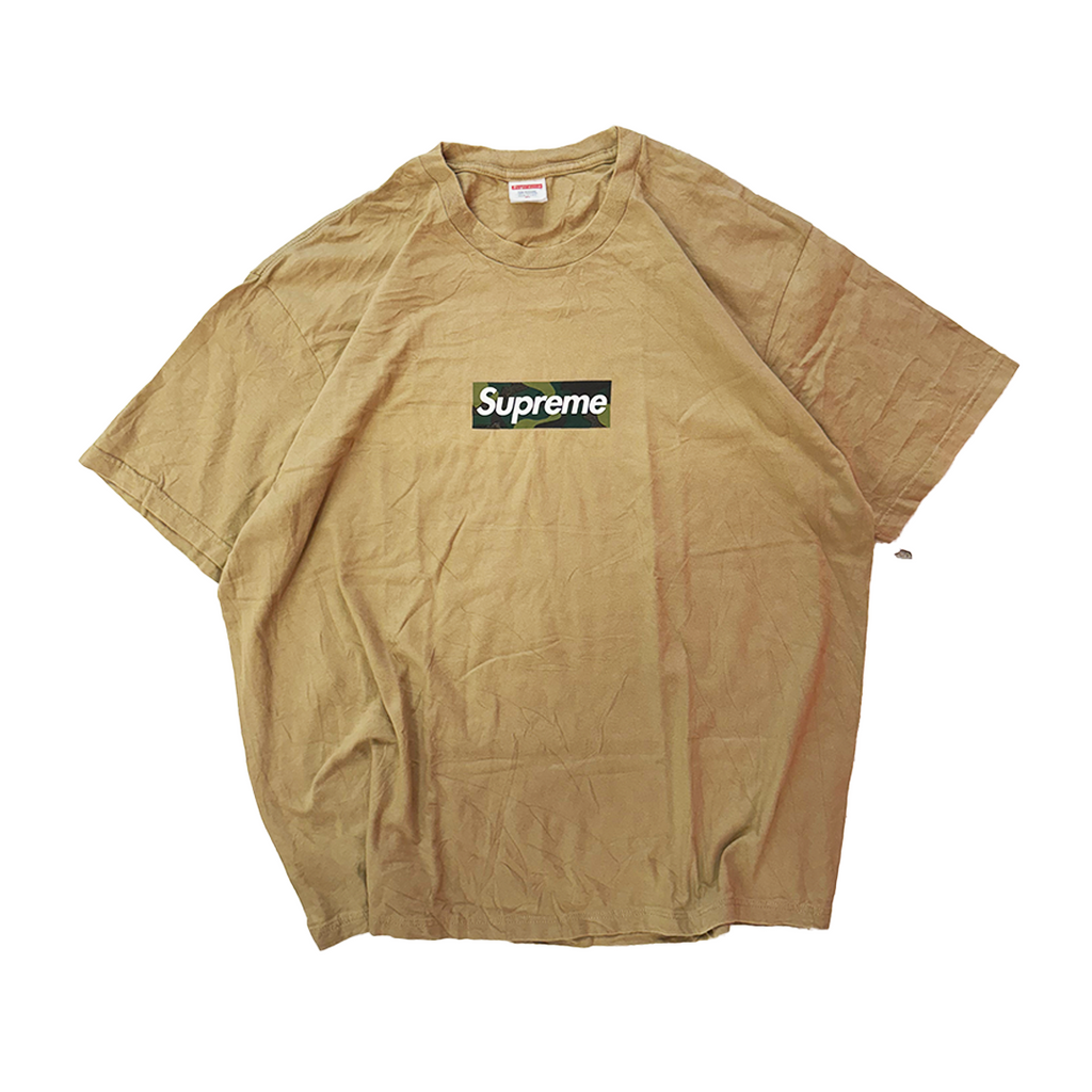 Supreme Camo Box Logo Dust Brown Tee (XL)