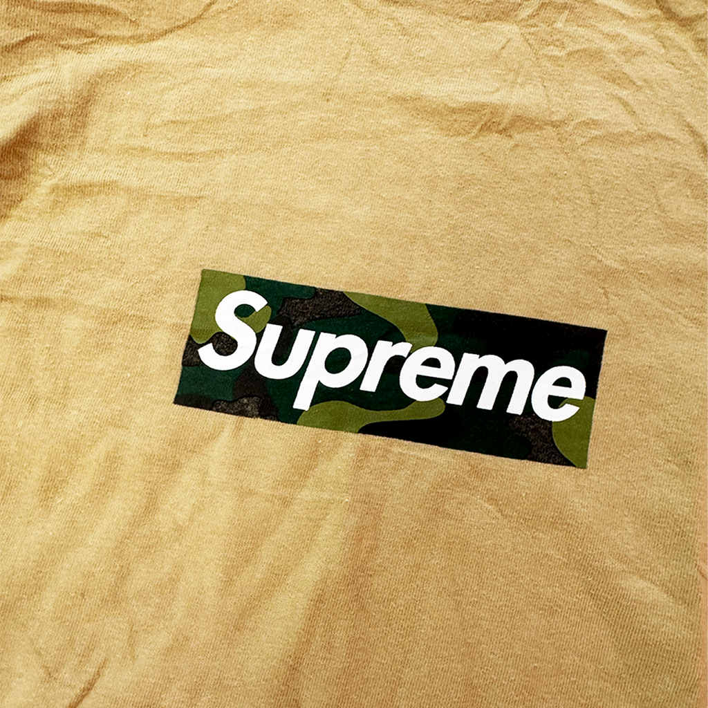 Supreme Camo Box Logo Dust Brown Tee (XL)