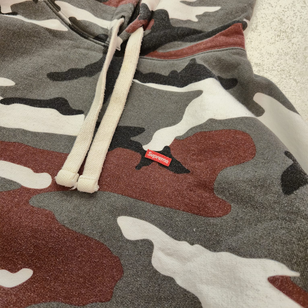 Supreme Small Box Drawcord Hoodie (L)