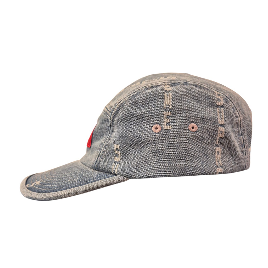 Supreme Jacquard Denim Box Logo Cap