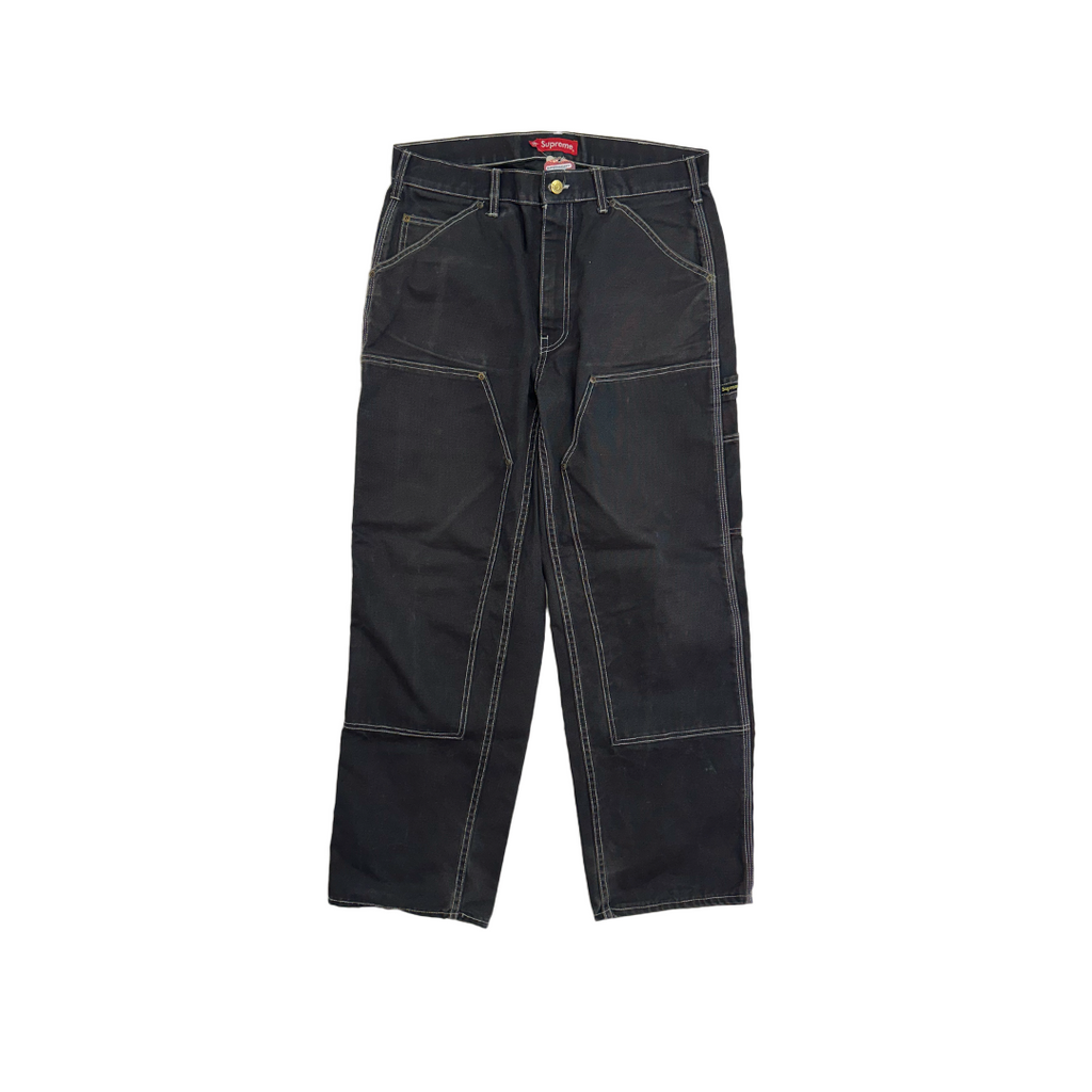 Supreme Carpenter Black Washed Heavy Pants (32)