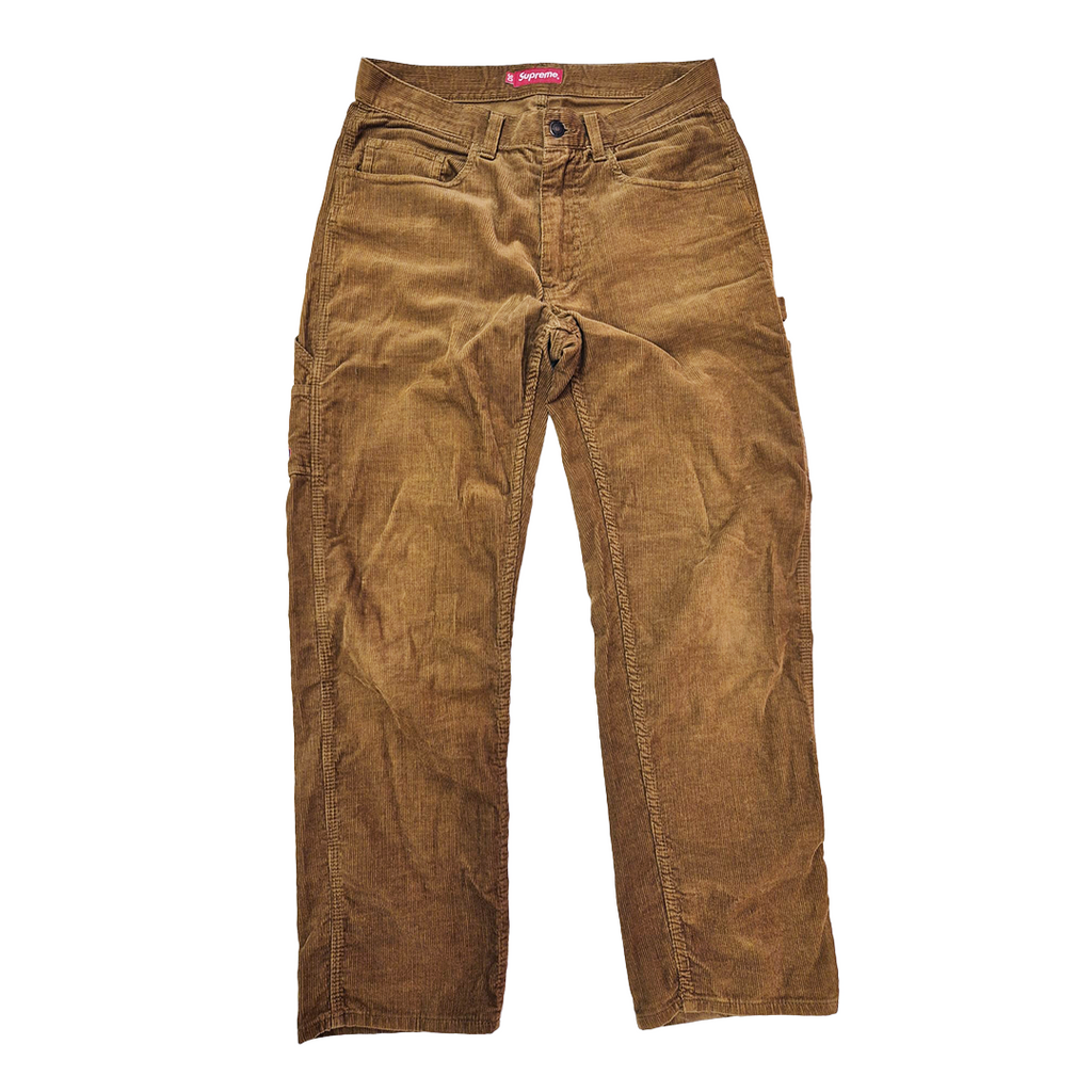 Supreme Corduroy Painter Pants Gonz Logo Brown (30)