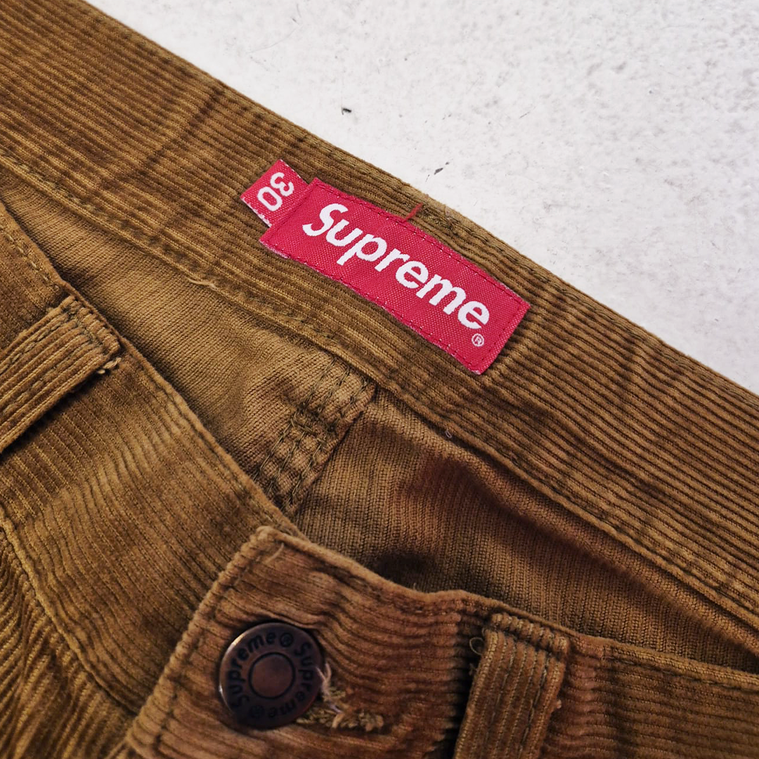 Supreme Corduroy Painter Pants Gonz Logo Brown (30)