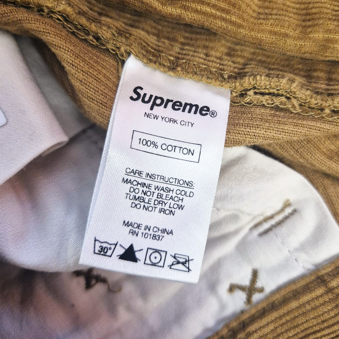 Supreme Corduroy Painter Pants Gonz Logo Brown (30)