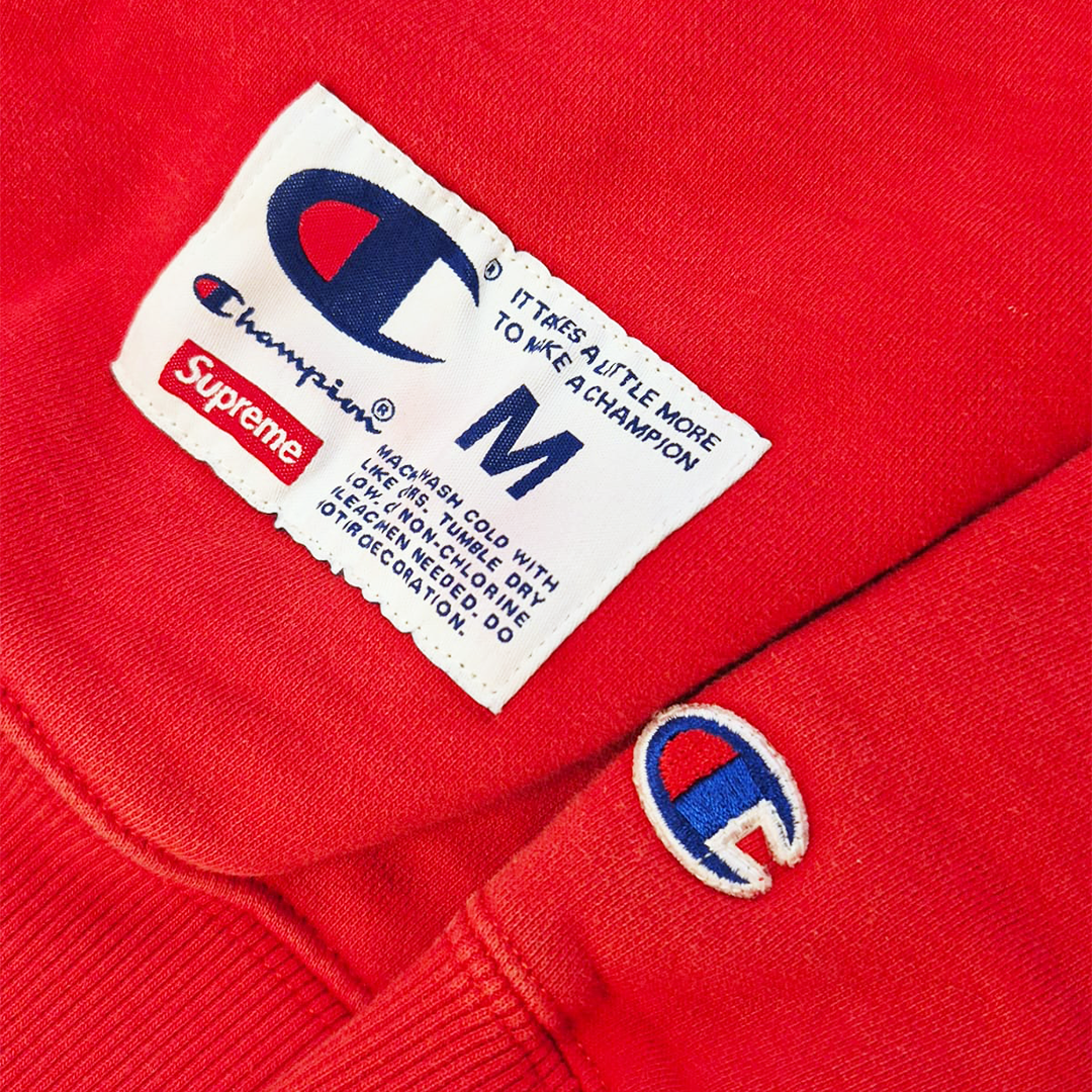 Supreme x Champion Chrome Red Sweater (M)