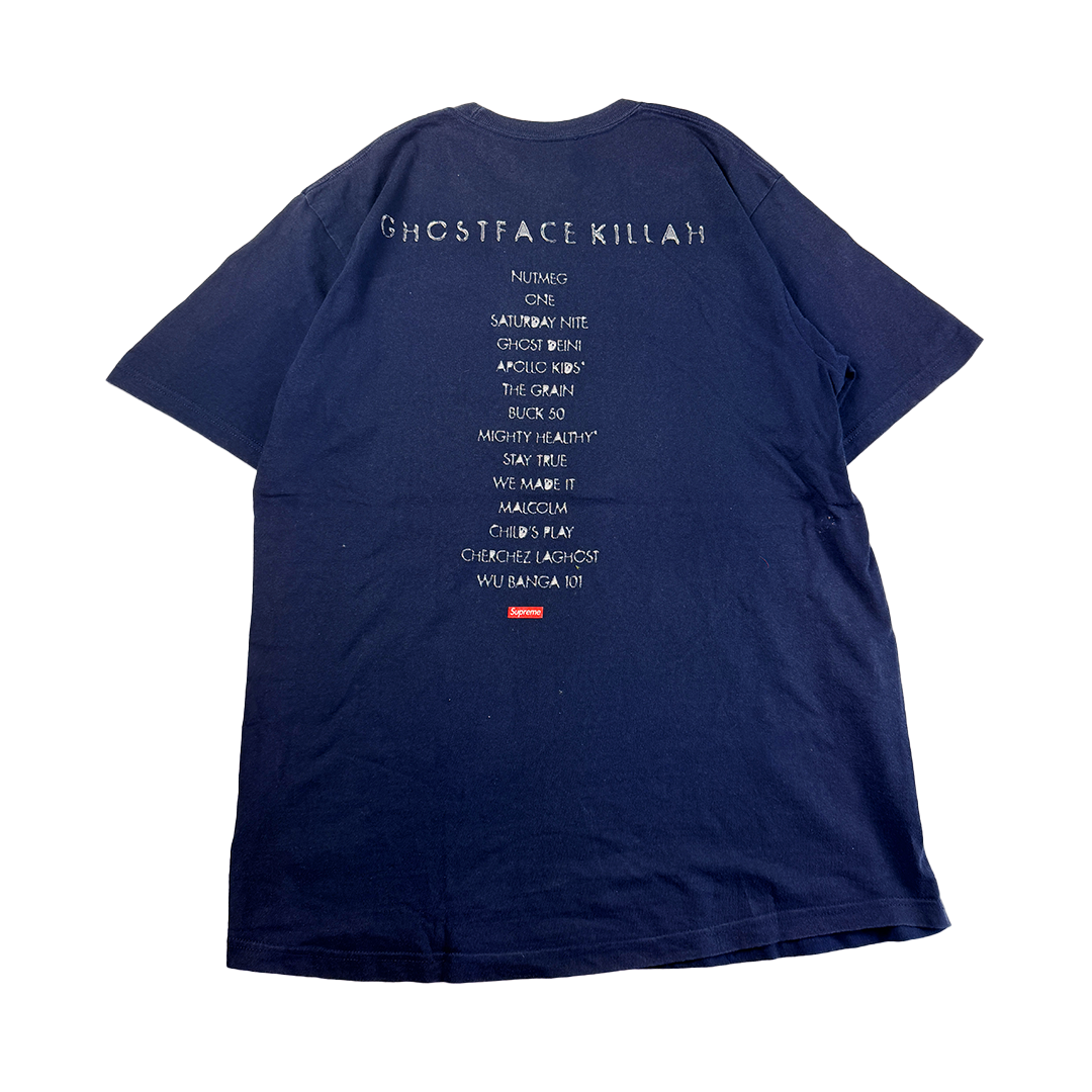 Supreme x Ghostface Killah Supreme Clientele Black Tee (M)