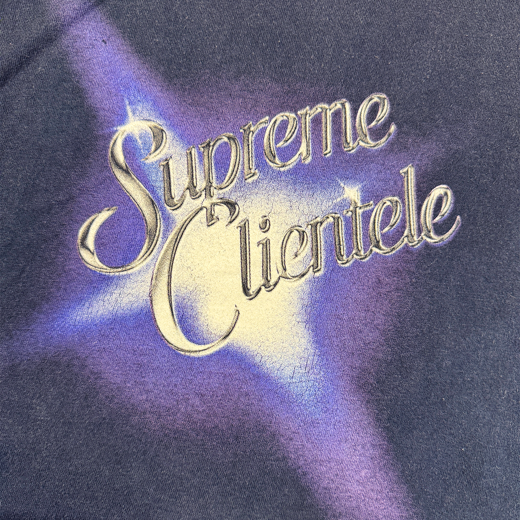 Supreme x Ghostface Killah Supreme Clientele Black Tee (M)