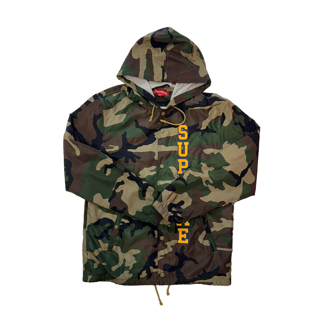 Supreme Coach Jacket Vertical Logo Camo (M)