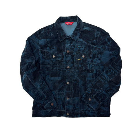 Supreme Vibrations Corduroy Blue Jacket (XL)
