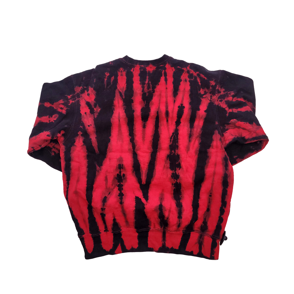 Supreme Red Tie Dye Crewneck (M)