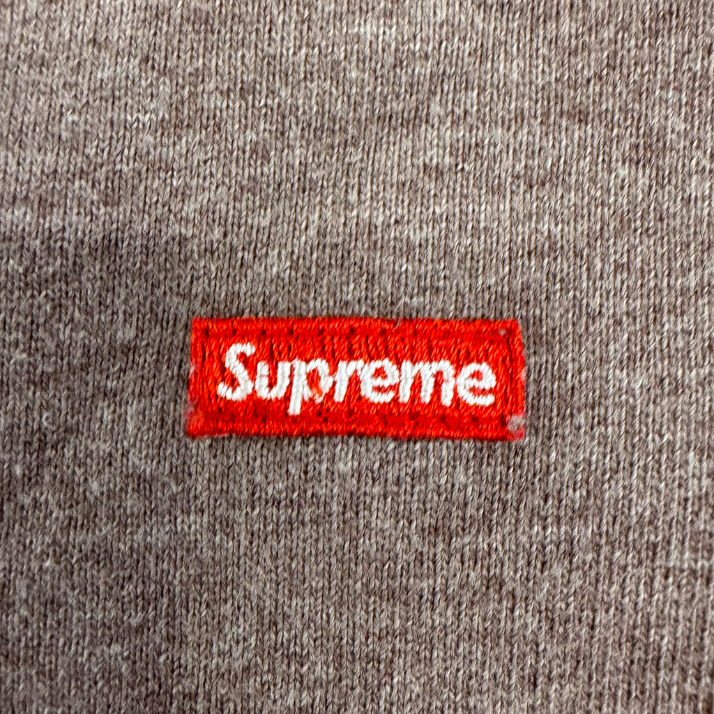 Supreme Small Box Logo Embroidery Purple Sweater (M)