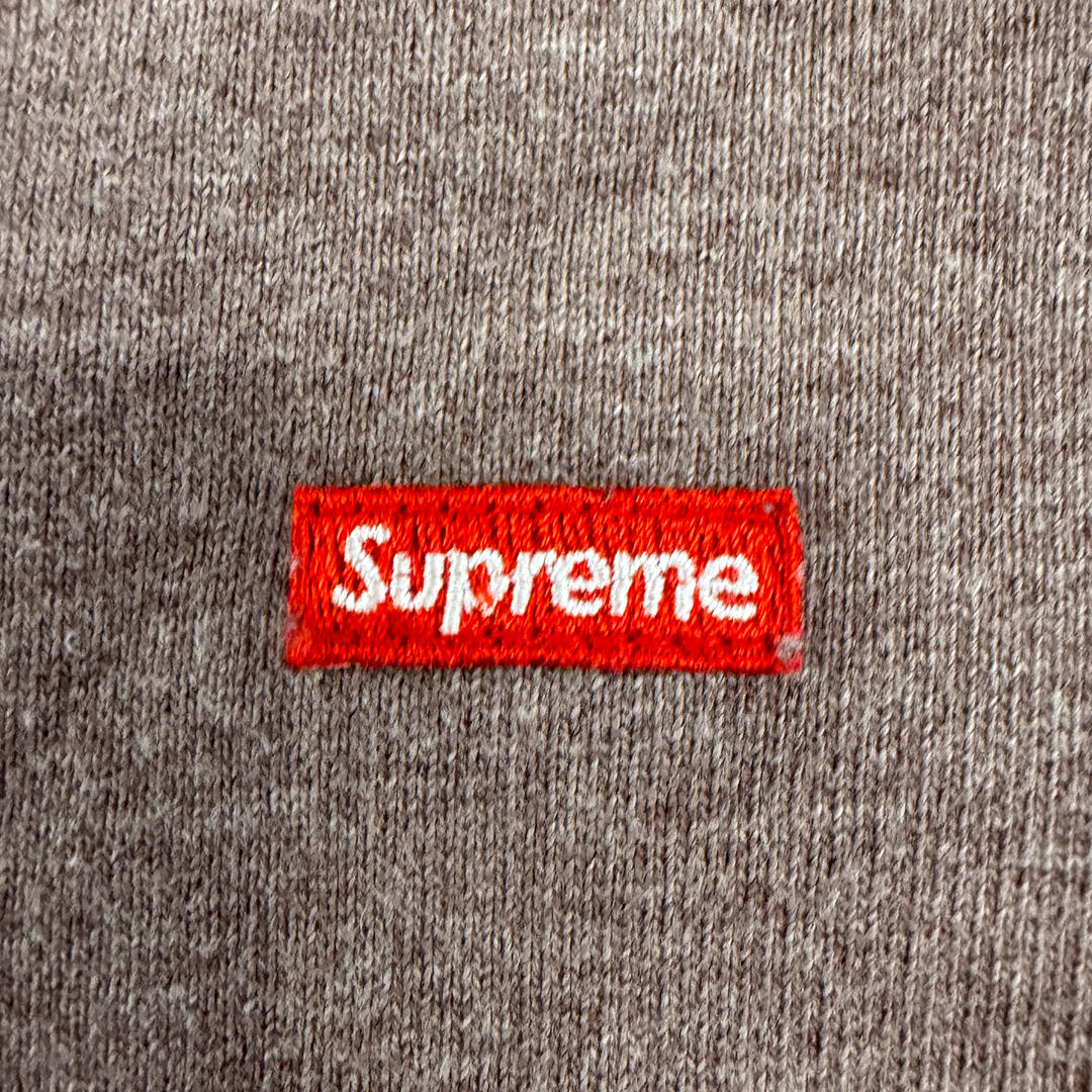 Supreme Small Box Logo Embroidery Purple Sweater (M)