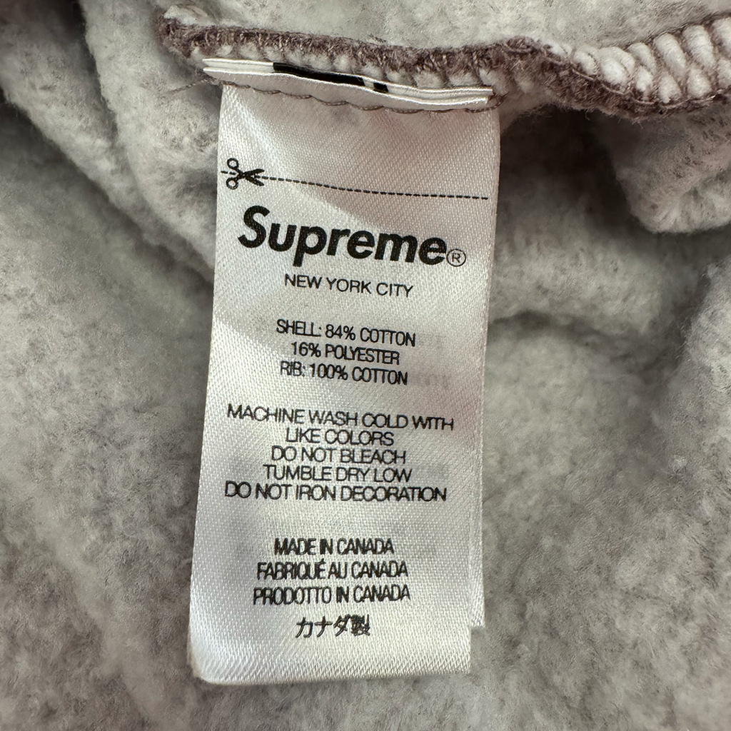 Supreme Small Box Logo Embroidery Purple Sweater (M)