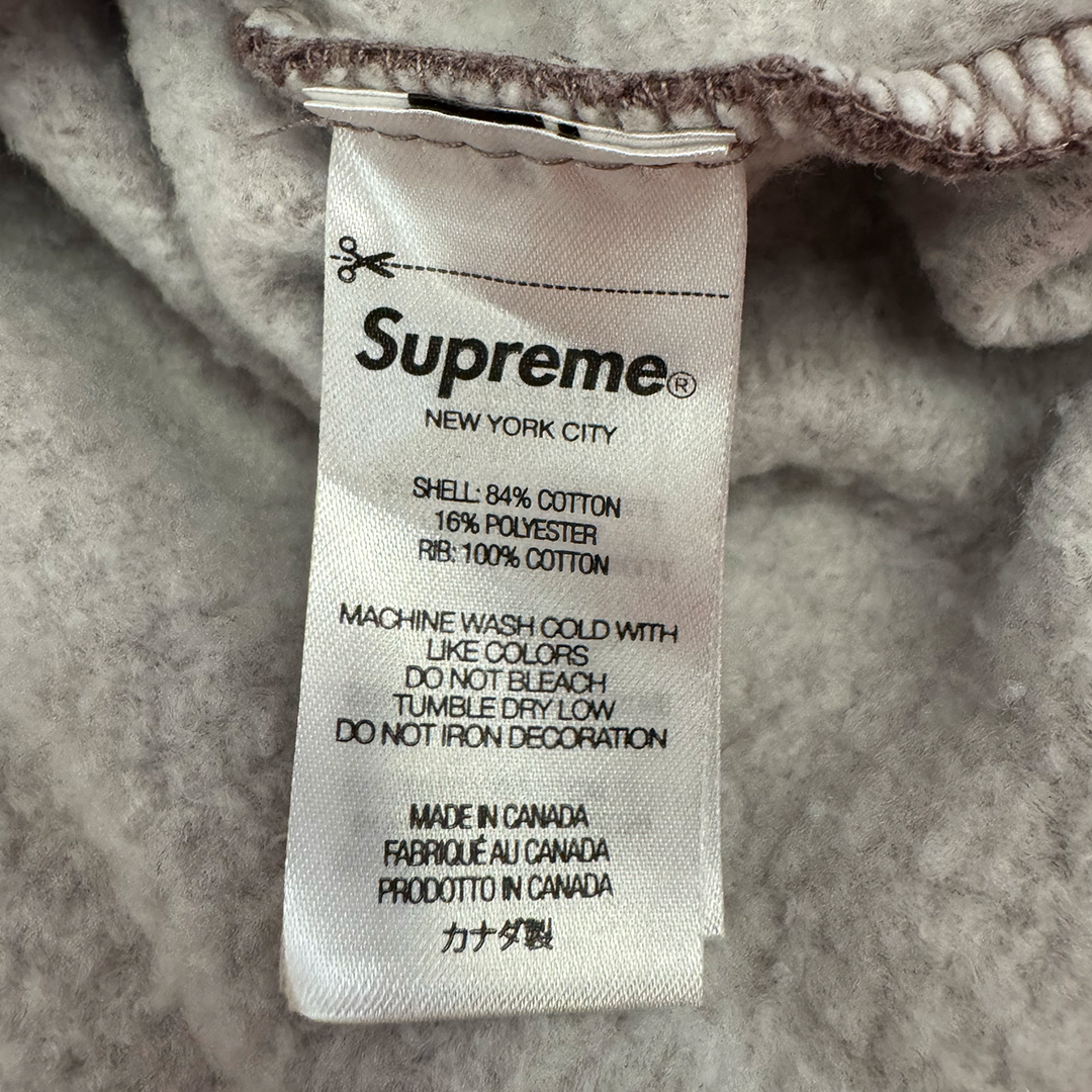 Supreme Small Box Logo Embroidery Purple Sweater (M)