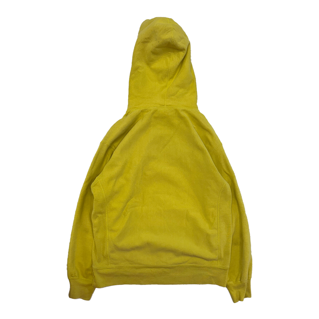 Supreme Cross Box Logo Yellow Hoodie (M)