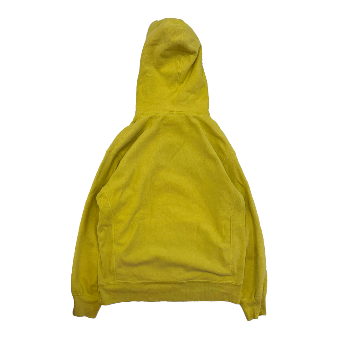 Supreme Cross Box Logo Yellow Hoodie (M)