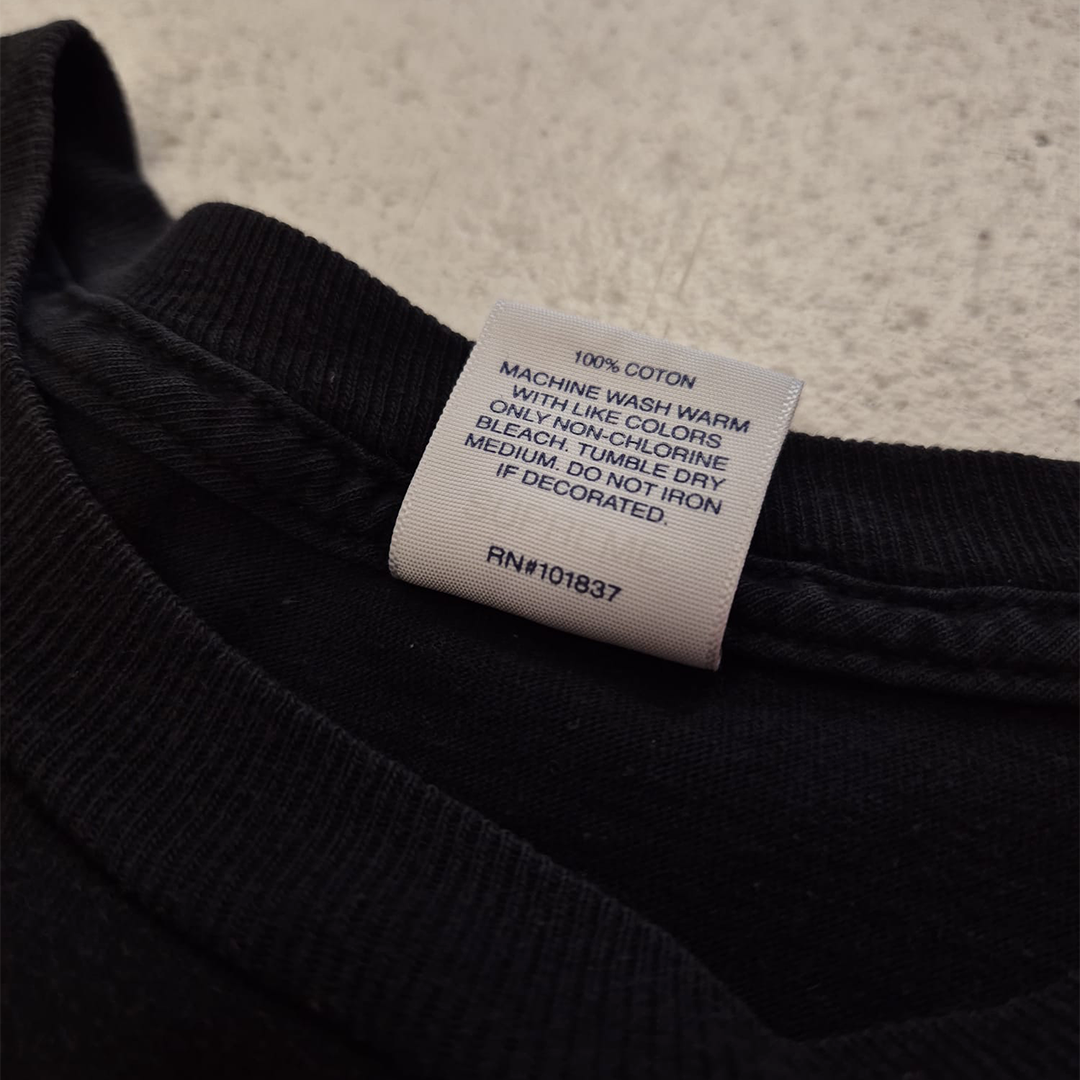 Supreme Spiral Text Black Tee (M)
