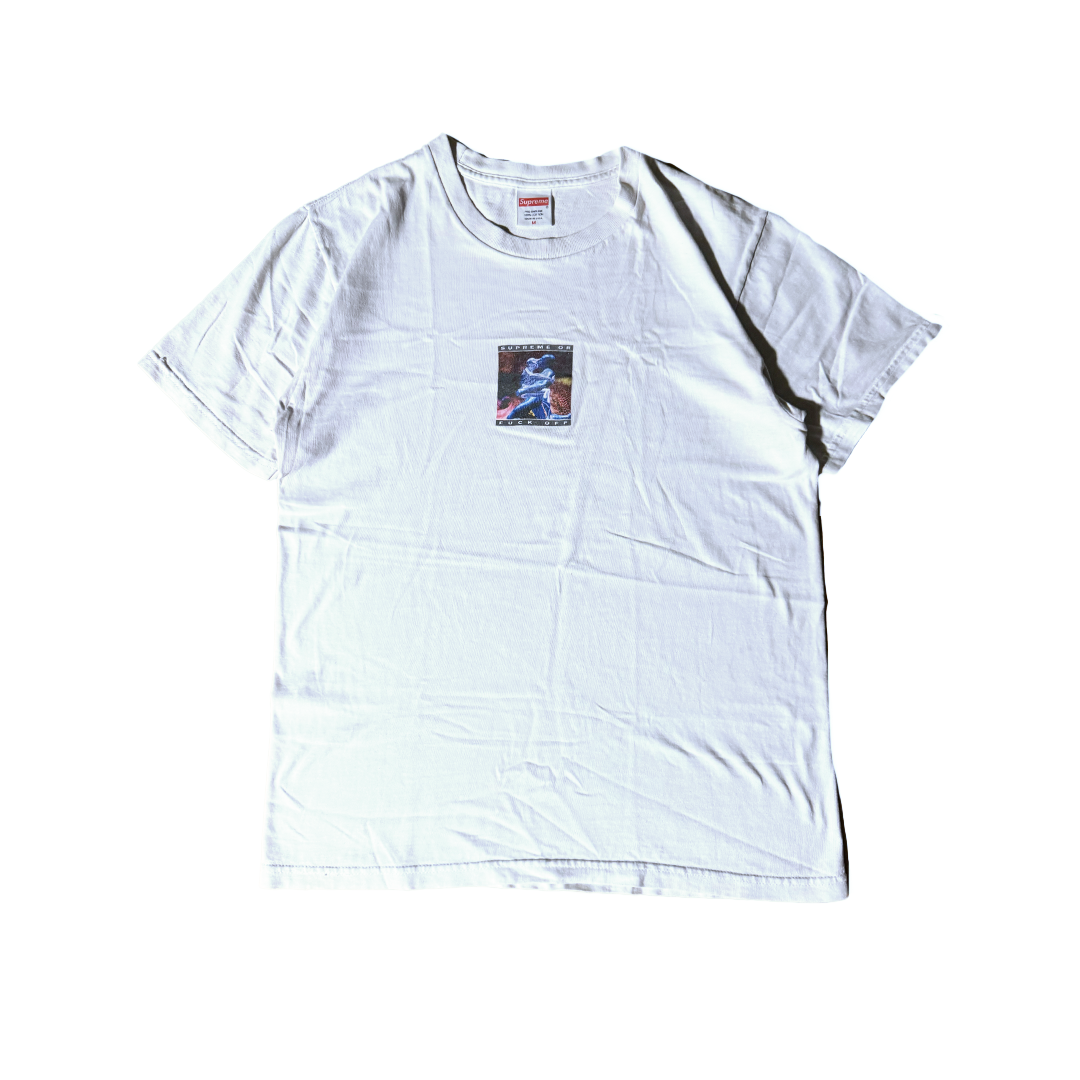 Supreme Cyber White Tee (M)