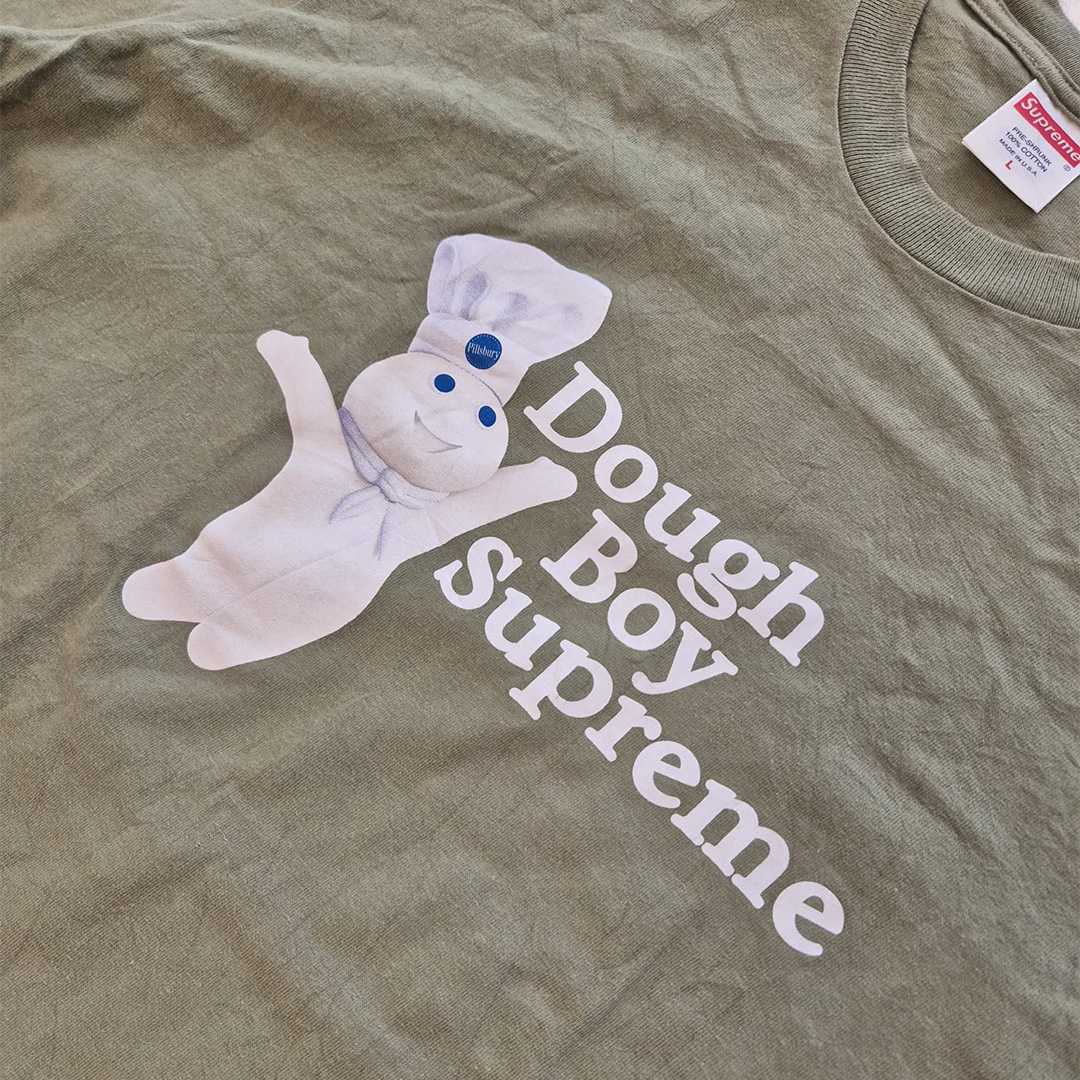Supreme Dough Boy Moss Green Tee (L)