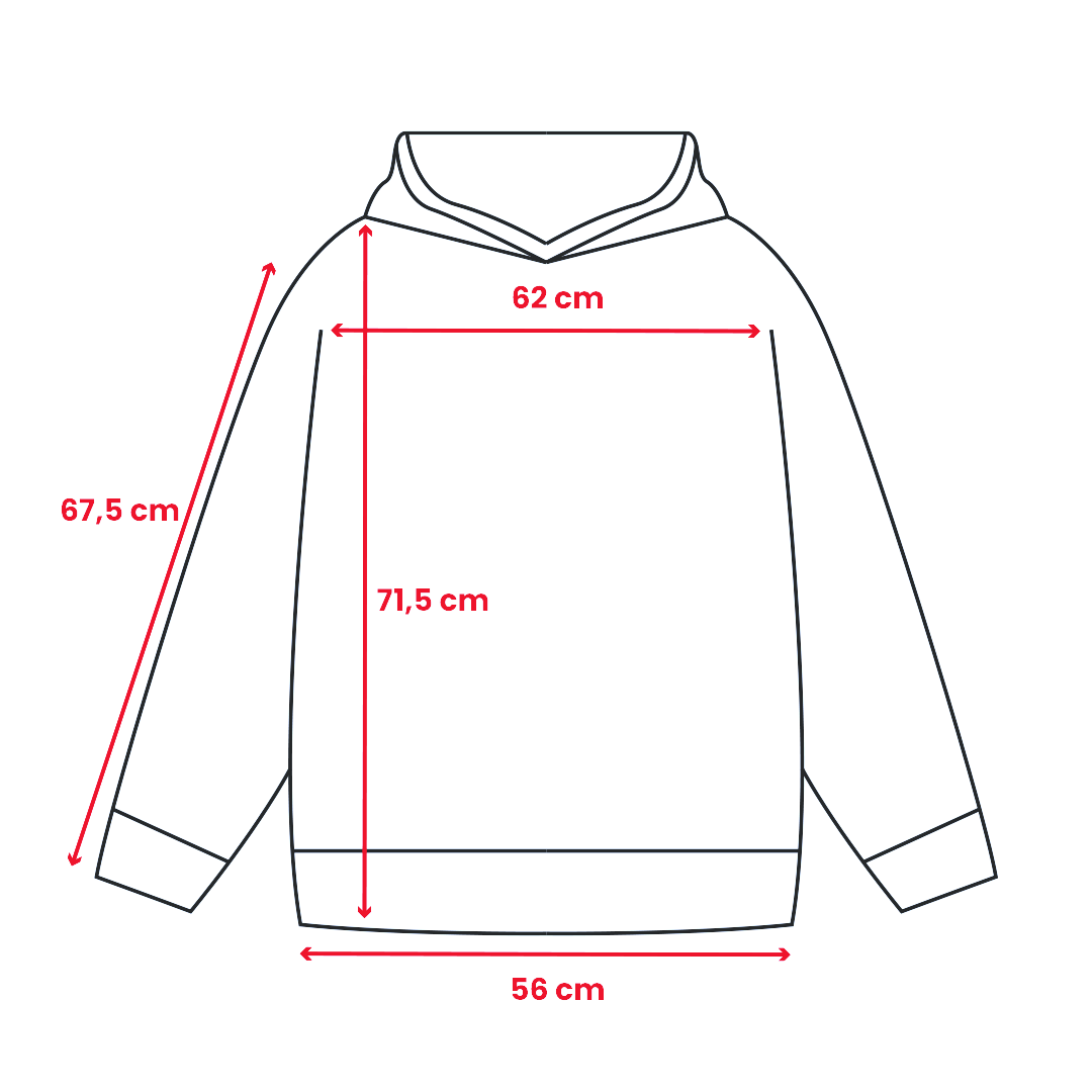 Supreme Reverse Fleece Navy Hooded Sweatshirt (L)