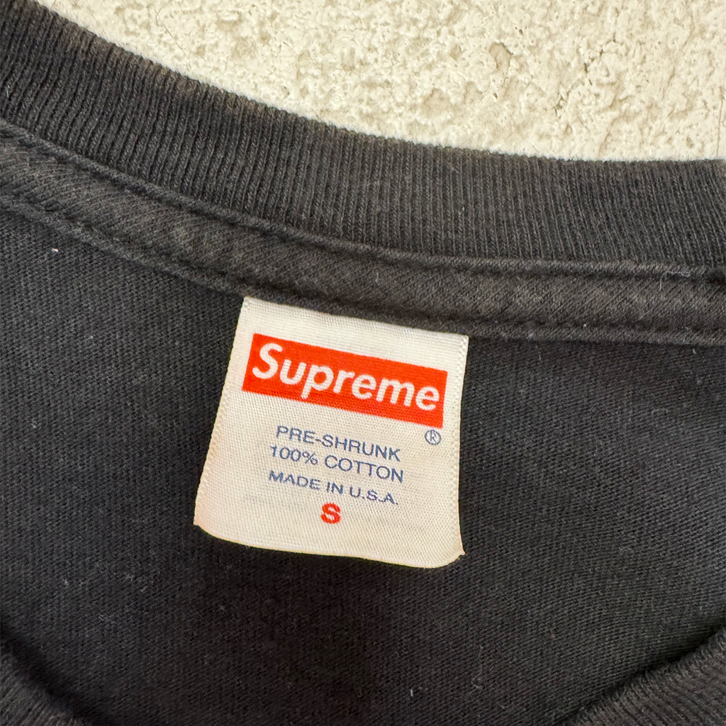 Supreme New York Black Tee (S)