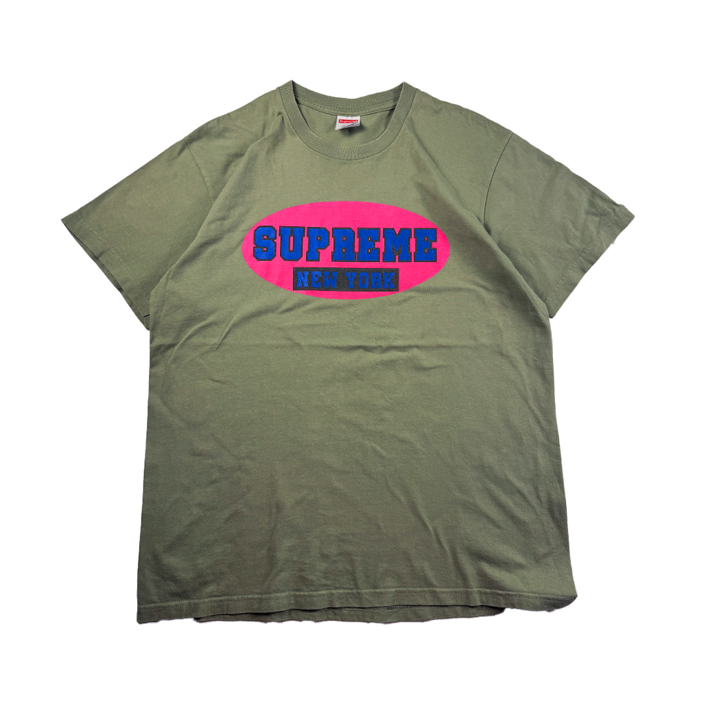 Supreme New York Green Moss Tee (M)