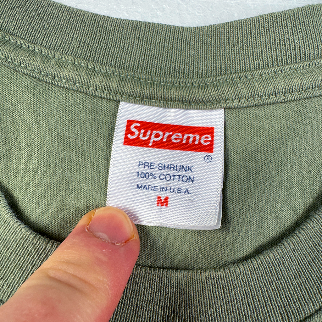 Supreme New York Green Moss Tee (M)