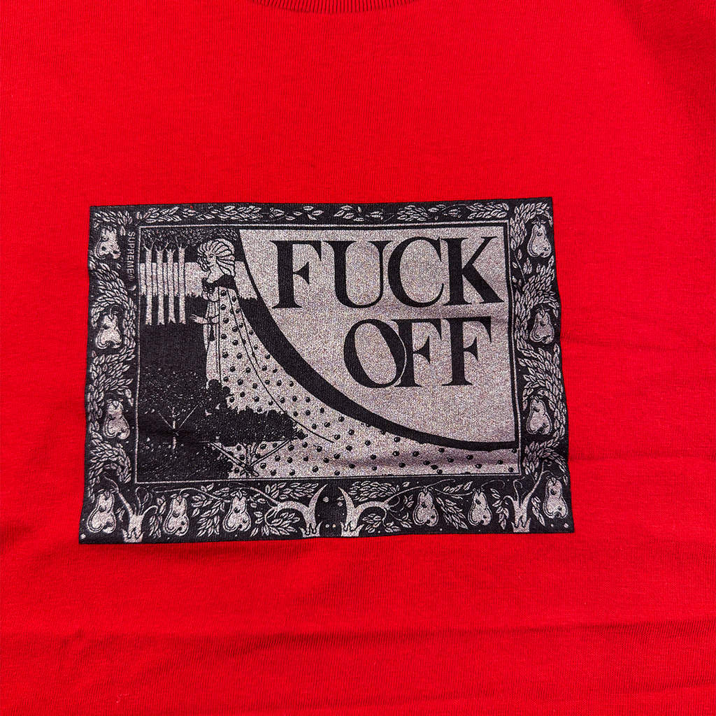 Supreme Fuck Off Red Tee (M)
