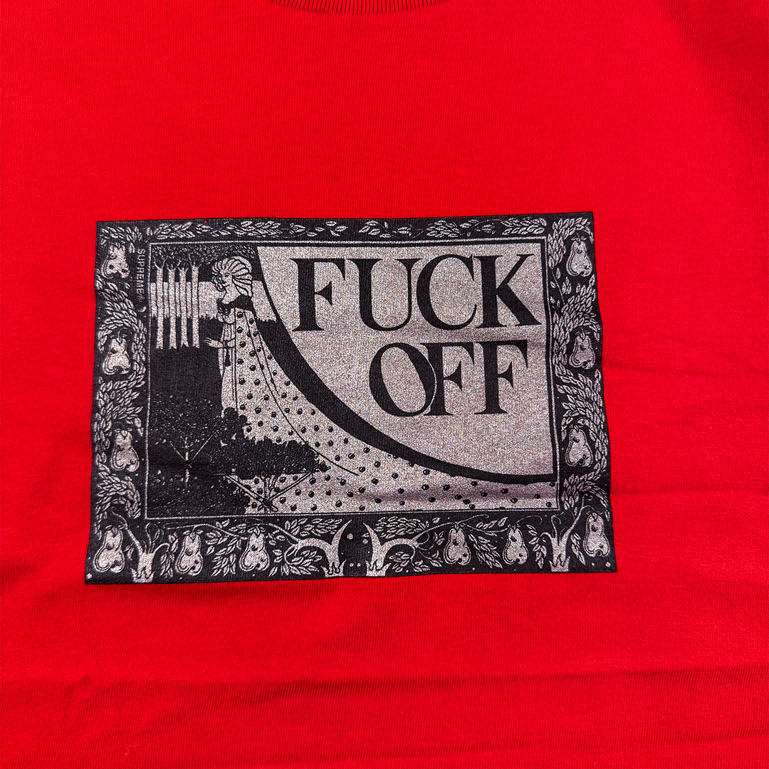 Supreme Fuck Off Red Tee (M)