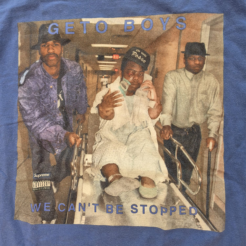 Supreme x Rap-a-lot Records 2017 Geto Boys Blue Tee (M)