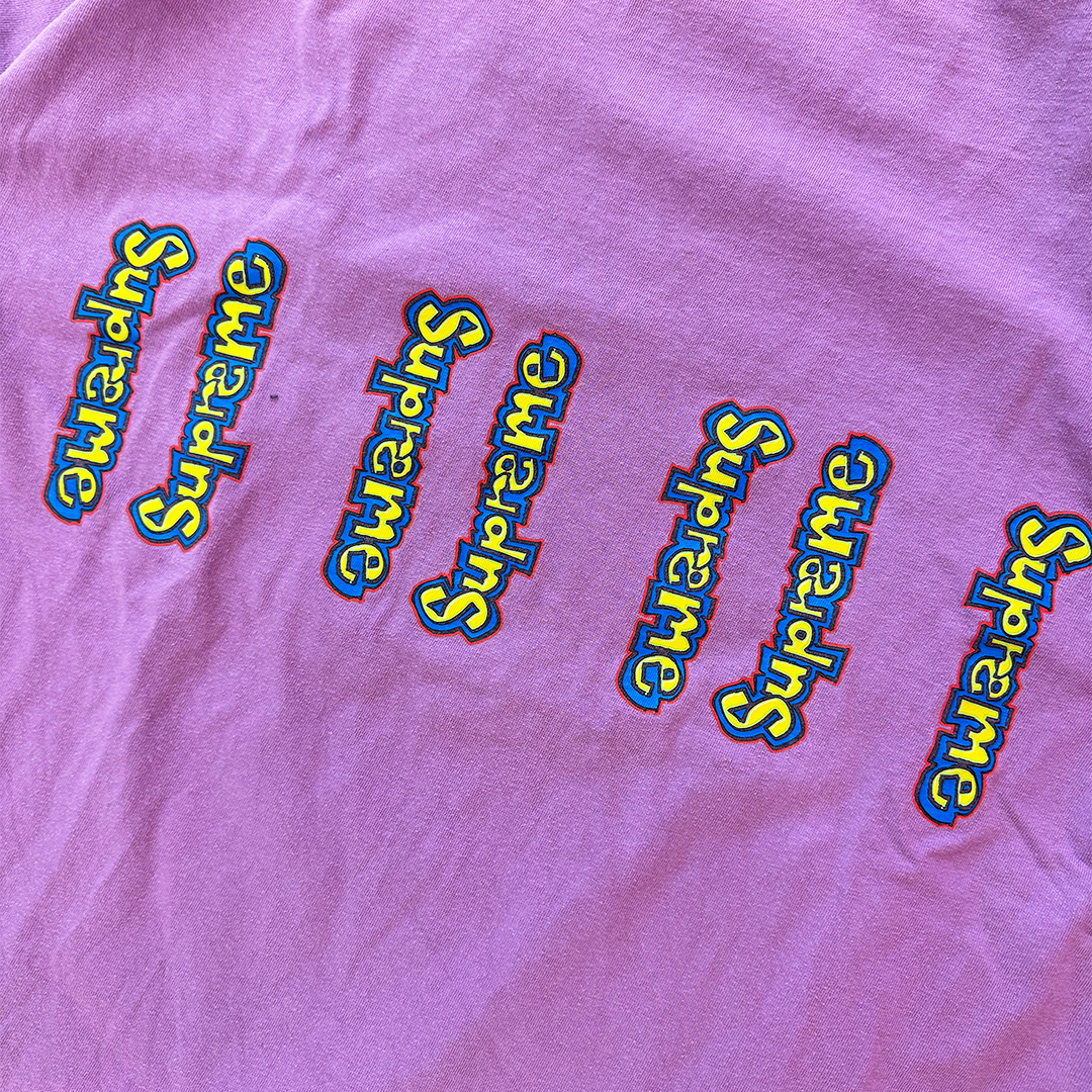 Supreme Gonz Logo Purple Tee (L)