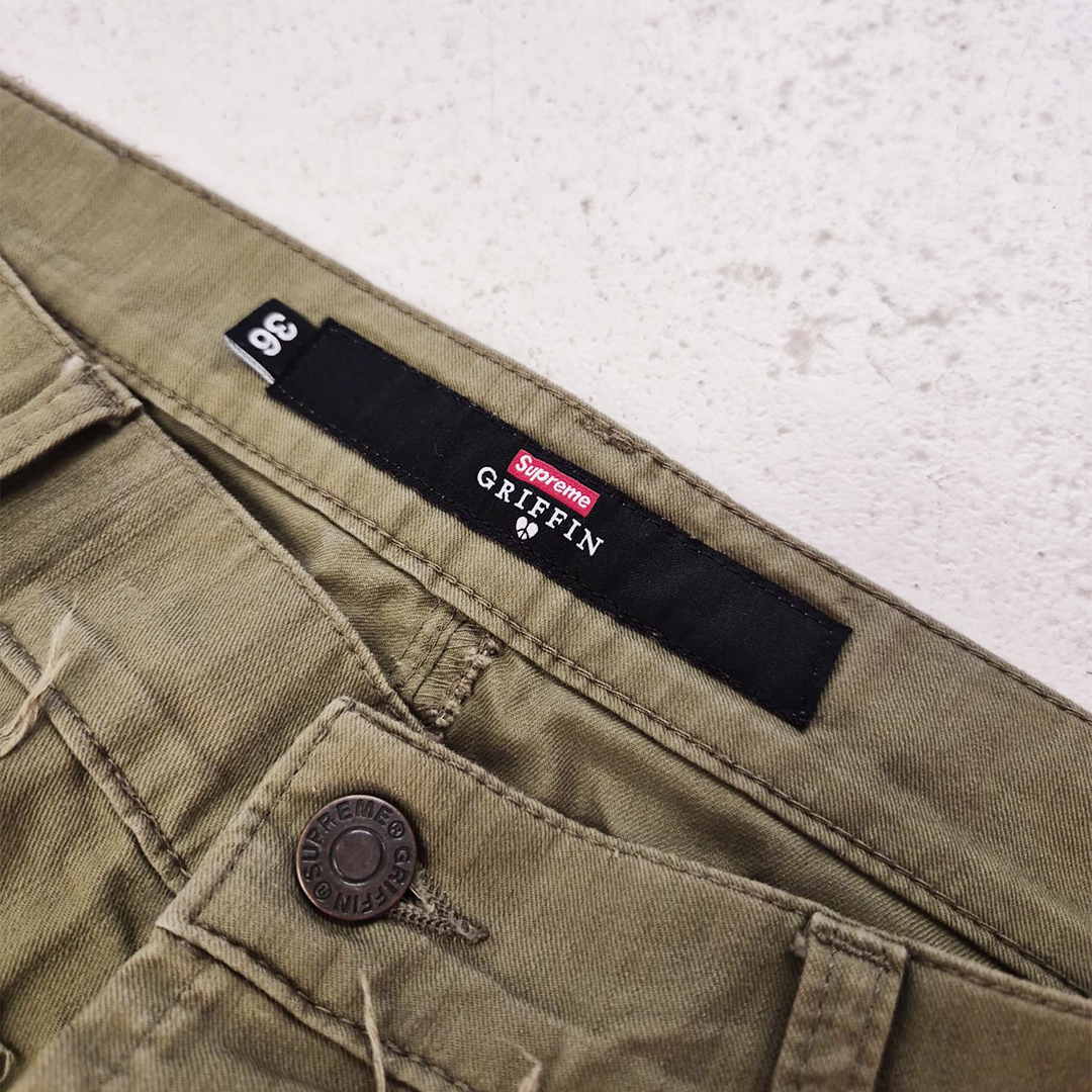 Supreme x Griffin 5 Pocket Olive Pants (36)