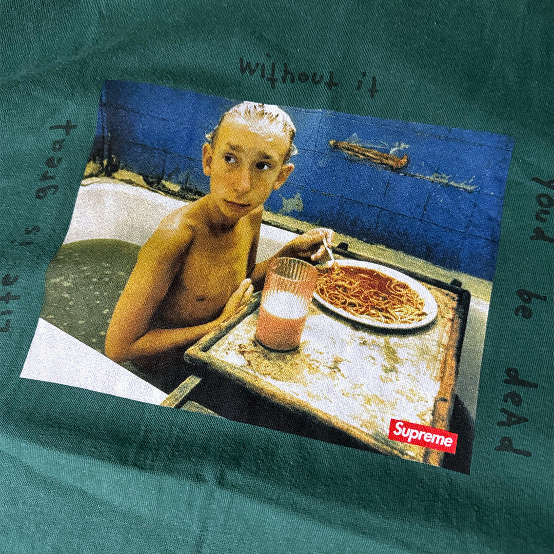 Supreme x Gummo Bath Pine Green Tee (XL)